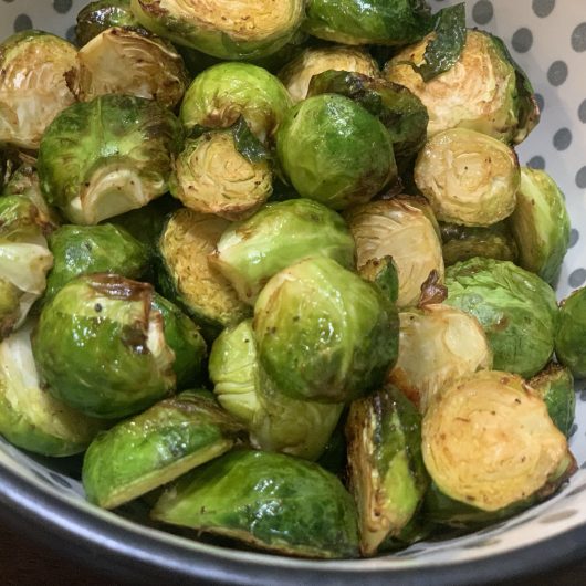 Garlic Soy Brussels Sprouts