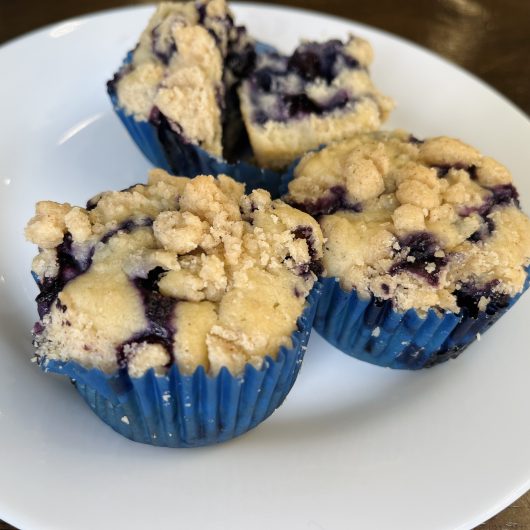 Blueberry Crumb Muffins