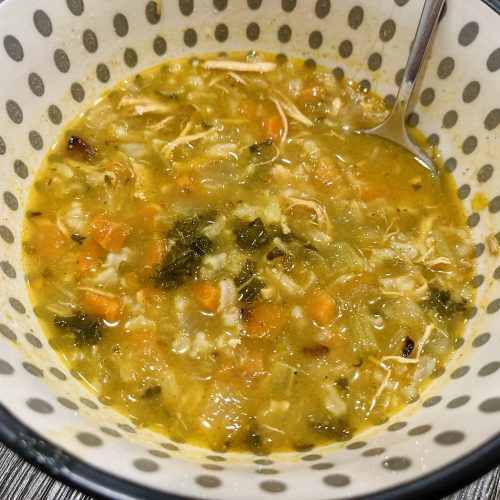 Lemon Chicken and Rice Soup - Recipe Wonderland