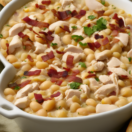 Chicken and Bacon White Chili